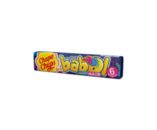 Жувальна гумка Chupa Chups Big Babol Zungen-Malen Малина, що фарбує, 27,6 г 
