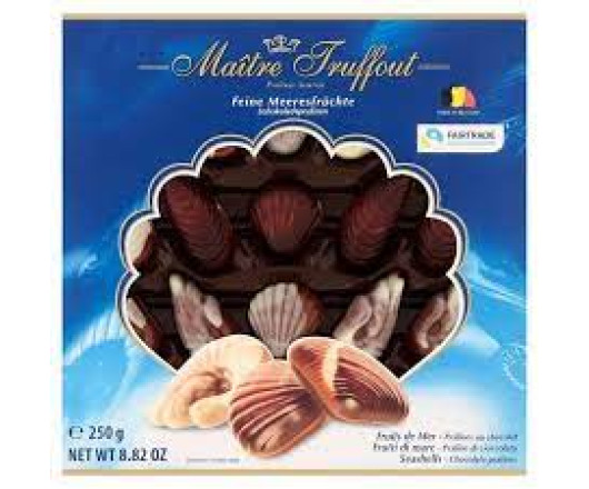 Цукерки Maitre Truffout Морські мушлі Blue 250 г