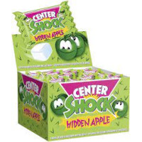 Жуйки Center Shock Apple, яблуко, 100шт/уп