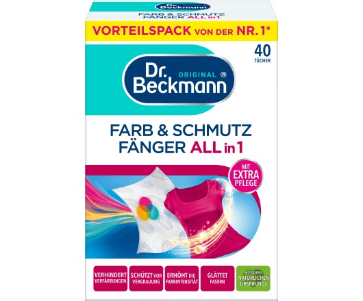 Dr. Beckmann серветки для прання від зміни кольору Farb & Schmutz 40шт (8)