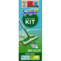Swiffer  набір для миття підлоги швабра 3 wet + 8 dry