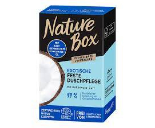 Nature Box твердий  гель для душу кокос 100г 