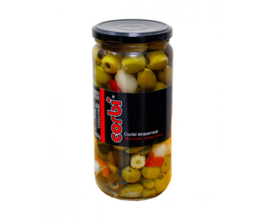Corbi (фіолетова) оливки гіганти Alcaparado з каперсами 700г