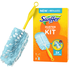 Щітка магніт для збирання пилу Swiffer duster, піпідастр з 3-ма змінними насадками