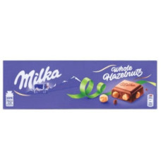  Milka 250г Whole Hazelnut шоколадна плитка 