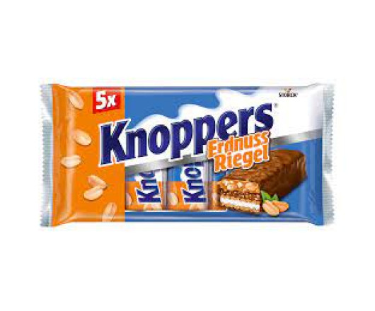 Вафельні батончики Knoppers Erdnuss Riegel 200g