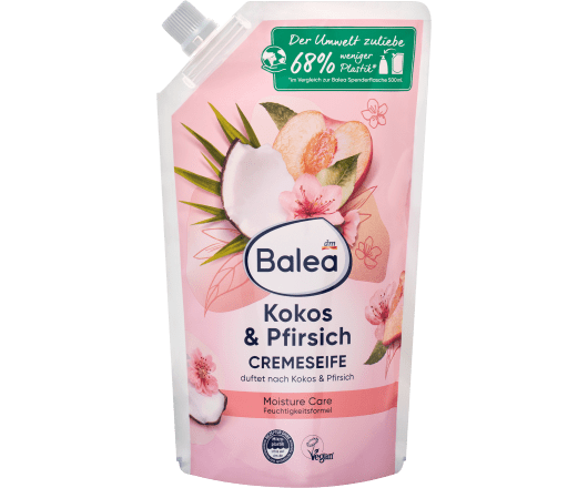 Balea мило рідке (запаска) Kokos & Pfirsich 500мл (18)