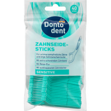 Dontodent зубочистки з футляром sensetive 40шт
