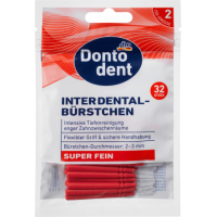Dontodent зубочистки Gewinkelte (червоні) 32шт 