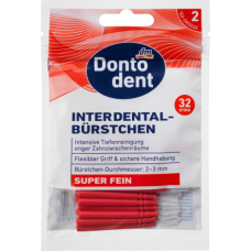 Dontodent зубочистки Gewinkelte (червоні) 32шт 