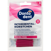 Міжзубні йоржики Dontodent (0,35 мм ISO0 рожеві), 32 шт 