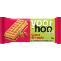Yoo! Hoo бельгійські вафлі crema di FRAGOLA полуниця 50г 