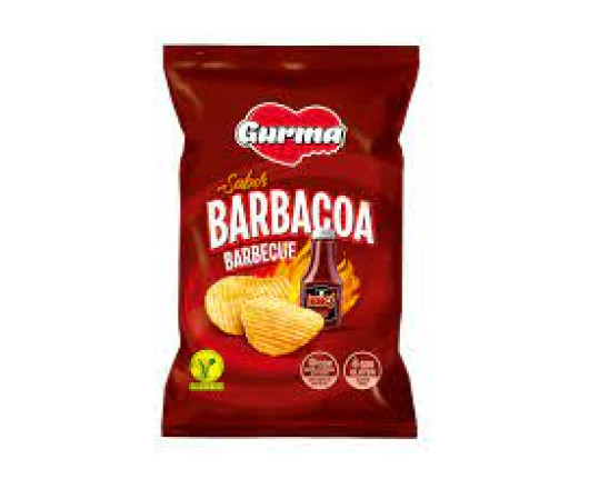 Чипсы GURMA Barbacoa/Barbacue Рифленые со вкусом Барбекю, 110 г