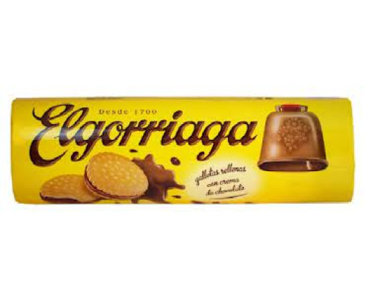  печиво Elgorriaga 500Г з шоколадною начинкою 