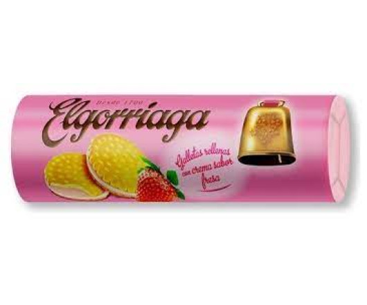 печиво Elgorriaga 500Г з полуничною начинкою 