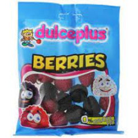 Цукерки желейні, ягоди. Без жиру. Berries Dulceplus (Іспанія) Вага: 100г 