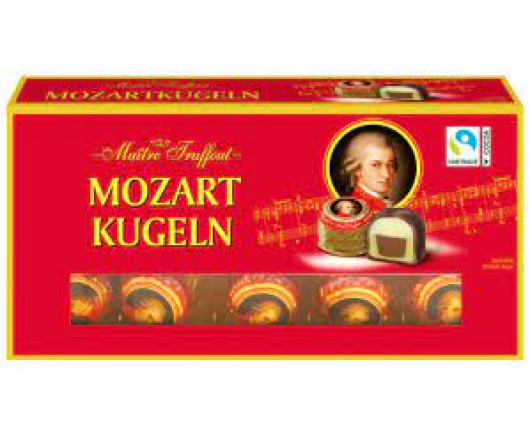 Шоколадні цукерки з марципаном Maitre Truffout Mozart Kugeln 200 г (57357)