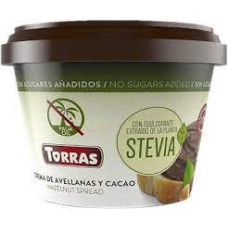 Torras шоколадна паста №570 без цукру стевія 200г