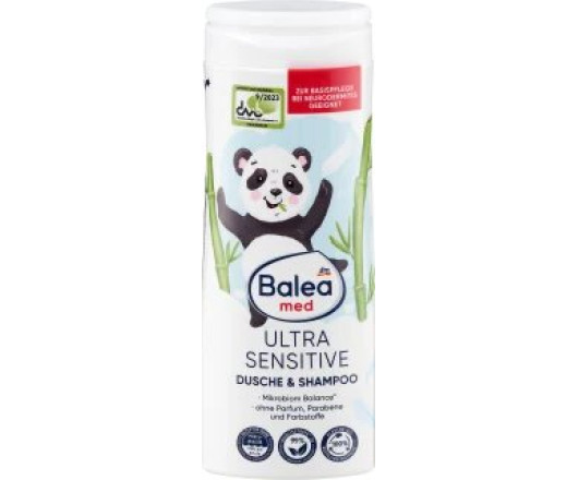 Balea MED дитячий гель для душа - шампунь  2in1 ultra Sensitive 300мл
