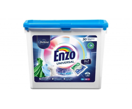 Deluxe Enzo капсули для прання UNIVERSAL 3в1 30п (8)