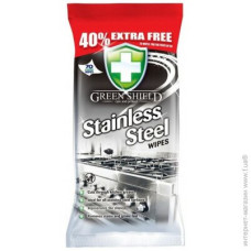 Green Shield серветки Stain Steel для прибирання сталевих поверхонь 70шт 