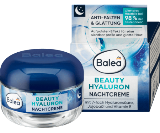 Balea крем для обличчя нічний Beauty Hualuron 50ml