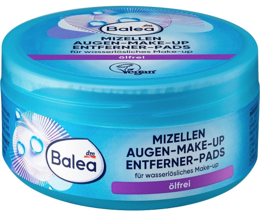 Balea диски для зняття макіяжу Augen-Makeup-Entferner-Pads 50шт
