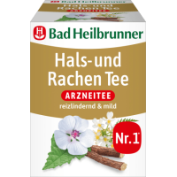 Bad Heilbrunner чай лікувальний Hals- & Rachen Tee 8п 14,4г (12)