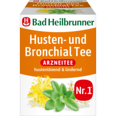 Bad Heilbrunner чай лікувальний Husten- & Bronchial Tee 8п 14,4г (12)