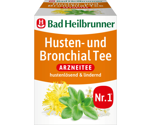 Bad Heilbrunner чай лікувальний Husten- & Bronchial Tee 8п 14,4г (12)