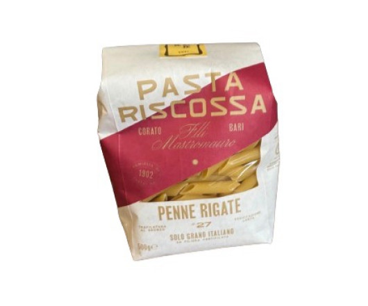 Riscossa PASTA Penne Rigate №27 макарони Бронза 500г