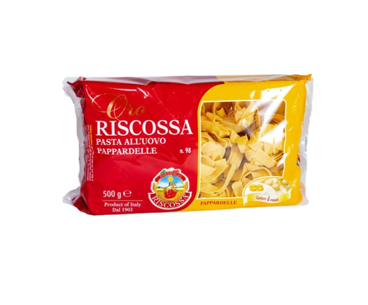 Riscossa Pappardele Al'Uovo №98 макарони бронза гнізда яєчні 500г 