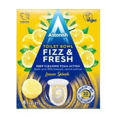 Таблетки для унітазу Astonish Fizz&Fresh Lemon Splash 8шт