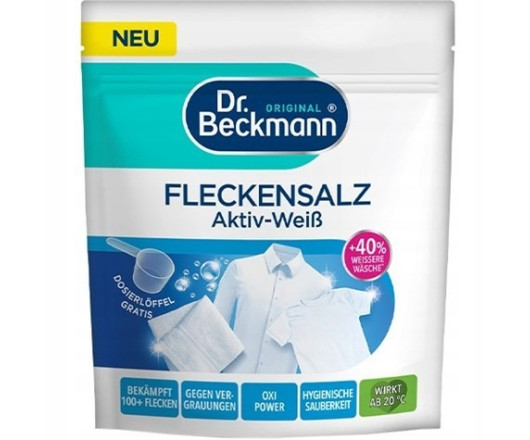 Dr. Beckman порошок кисневий для білих речей Fleckensalz 400г (8)