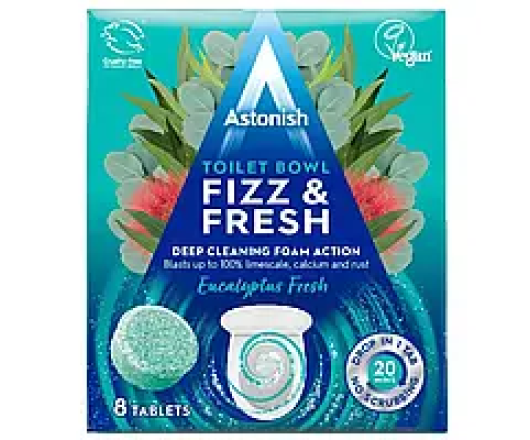 Таблетки для унітазу Astonish Fizz&Fresh Евкаліпт 8шт