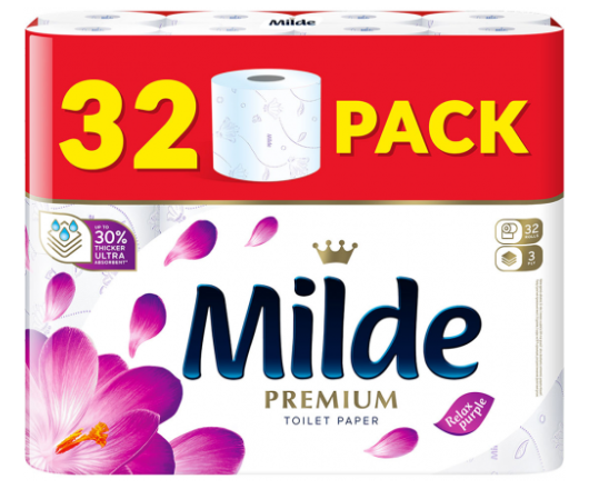 Milde premium туалетний папір 32р 3 шари