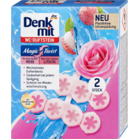 Denkmit WC вішалка для унітазу Magic Twist Rose & Lychee 2шт