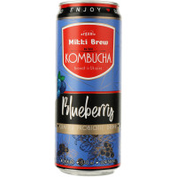 MIKKI BREW напій 330мл слабогазований комбуча Blueberry ж/б