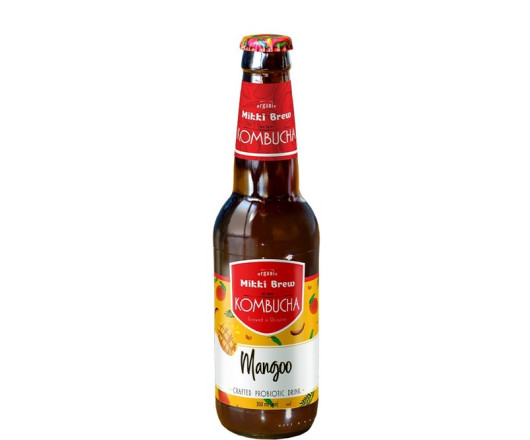  BREWMIKKI напій 350мл слабогазований комбуча Mangoo 