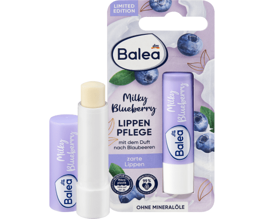 Balea помада Milky Blueberry 1шт 4,8гр