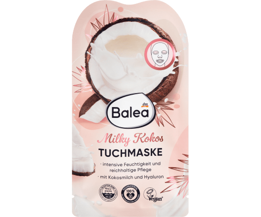 Balea маска Tuchmaske Milky kokos