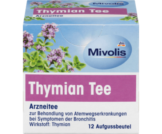Mivolis чай лікувальний з чебрецю Thymian 12шт 18г (12)