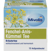 Mivolis чай Fenchel-Anis-Kummel   (12 x 1,75 g) 21g (12)