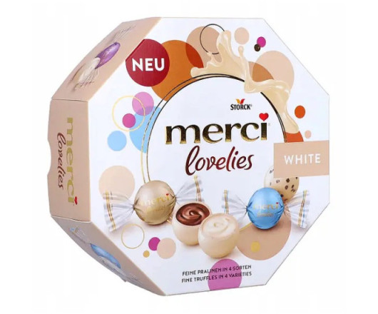  цукорки Merci Lovelies White 185гр