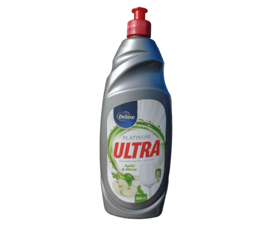 Deluxe плин для посуду Ultra platinum Apfel & Minze 850мл(12)