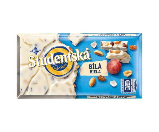 ТМStudentska шоколад біла 170г 12.24