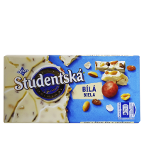 гурт ТМStudentska шоколад біла молочна 180г 01.25