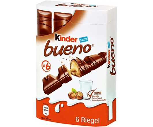 гурт цукорки Kinder Bueno 129г 13.10.24 (27)