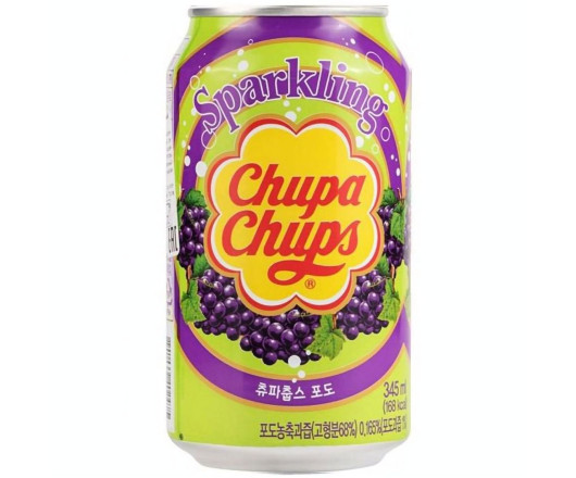 гурт ChupaChups напій grape 345мл  (24)
