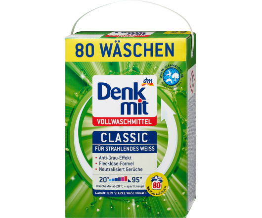Denkmit порошок для прання Vollwaschmittel 80п 5.2кг 